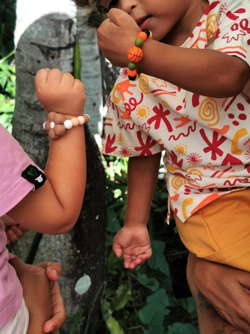 Bracelet Créatif, élastique : Marguerite dodue