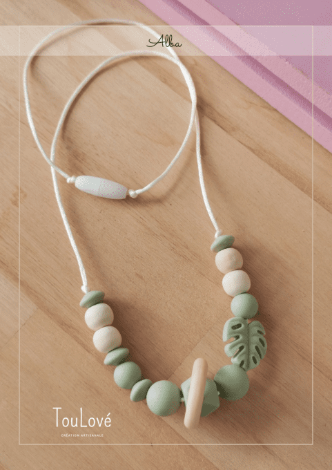 "Alba" le collier de maternité simple et amusant