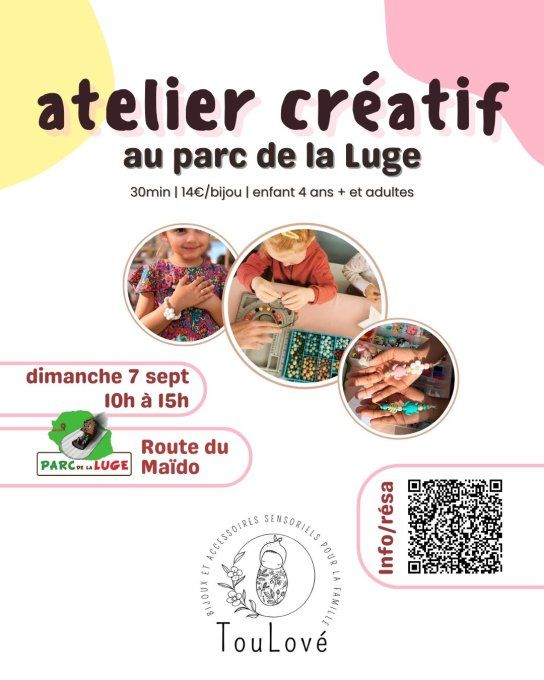Atelier Bijou Créatif – Enfants & Parents (Parc de la Luge)