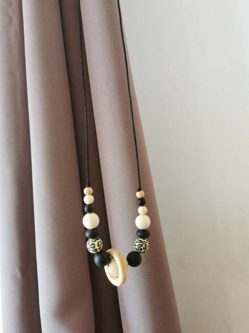 Collier de maternité personnalisé – Allaitement, portage & dentition