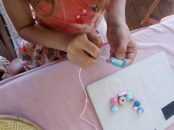 Création de Bijoux pour enfants en perles de silicone à BB COCOON St-Paul le 14 mai