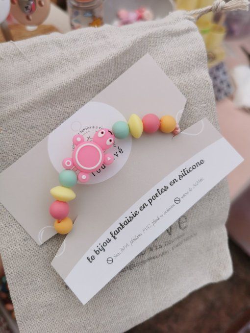 Bracelet réglable personnalisé – Couleurs & style au choix pour les enfants